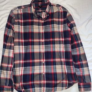 JCrew Men’s slim Oxford shirt size large